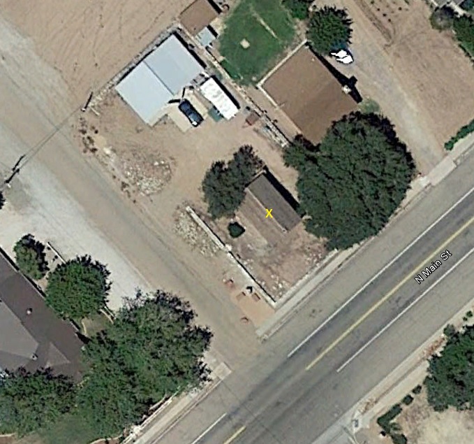 Aerial view of the Leeds Tithing Office property