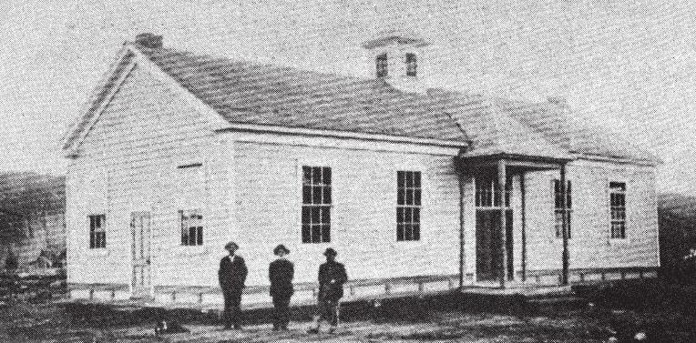 Remodeled schoolhouse in the early 1900s