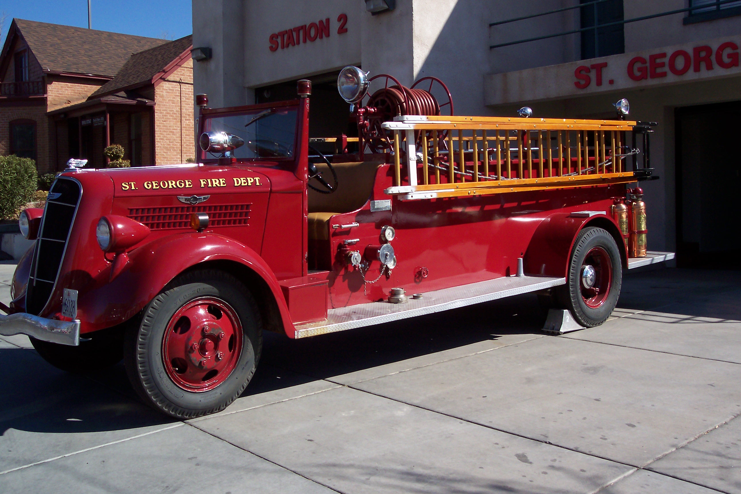 1936 Studebaker (first fire engine in St. George)