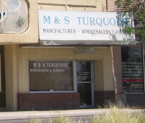 Storefront of M&S Turquoise