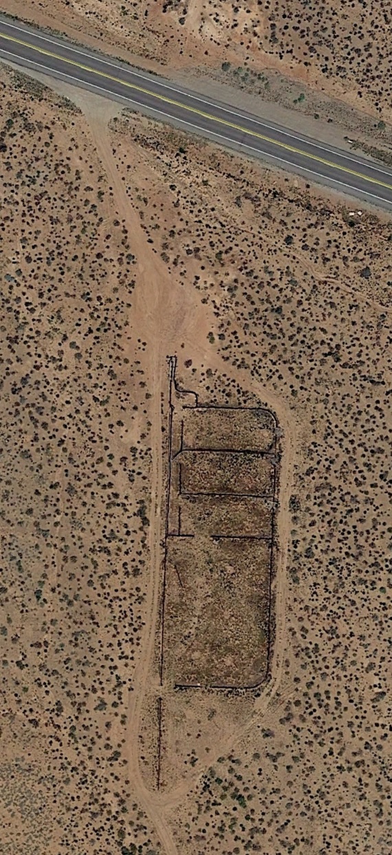 Aerial view of the Virgin CCC Corral