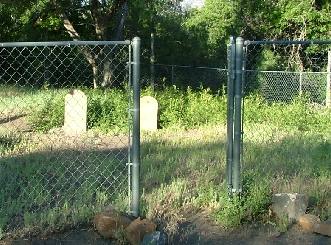 Entrance to the Lee-Harmony Cemetery