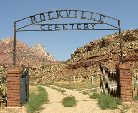 Entrance to the Rockville Cemetery