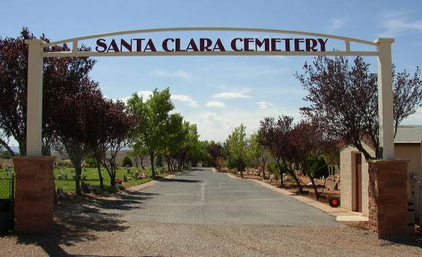 Entrance to the Santa Clara Cemetery