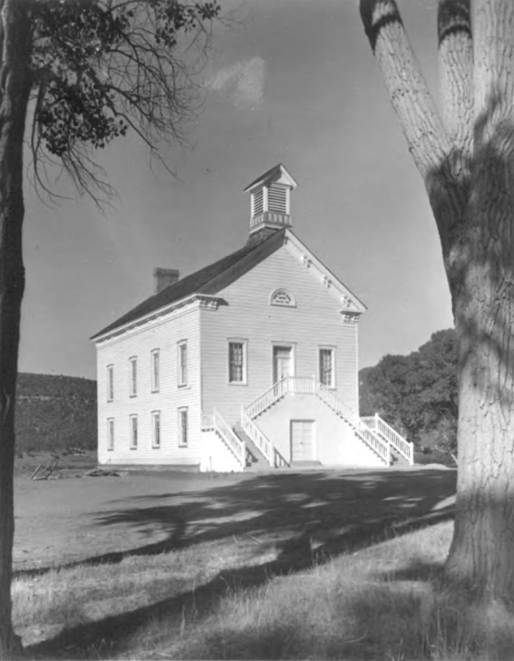Front & west sides of the Pine Valley Chapel