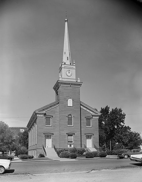 August 1968 photo of the St. George Tabernacle