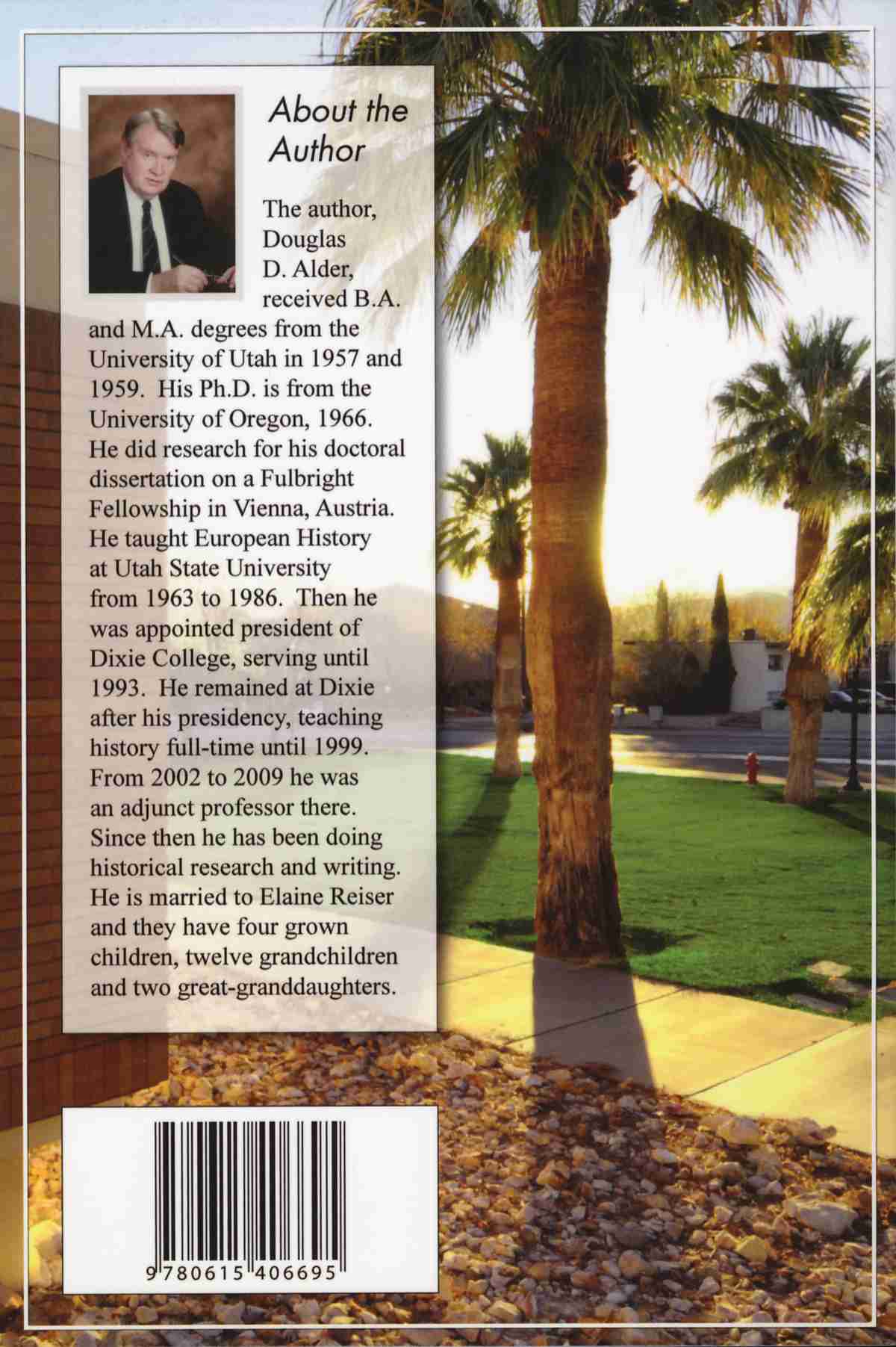 Back cover of A Century of Dixie State College