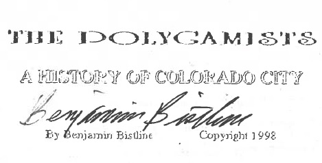 Section of the title page