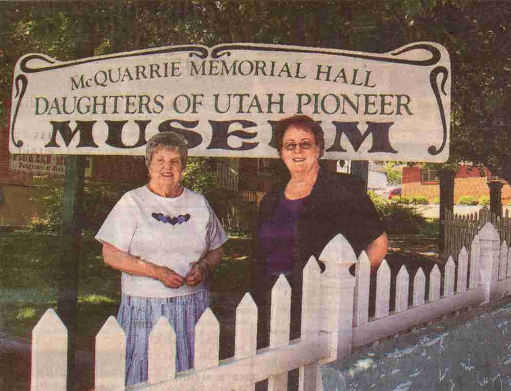 McQuarrie Memorial Museum with the sign in front
