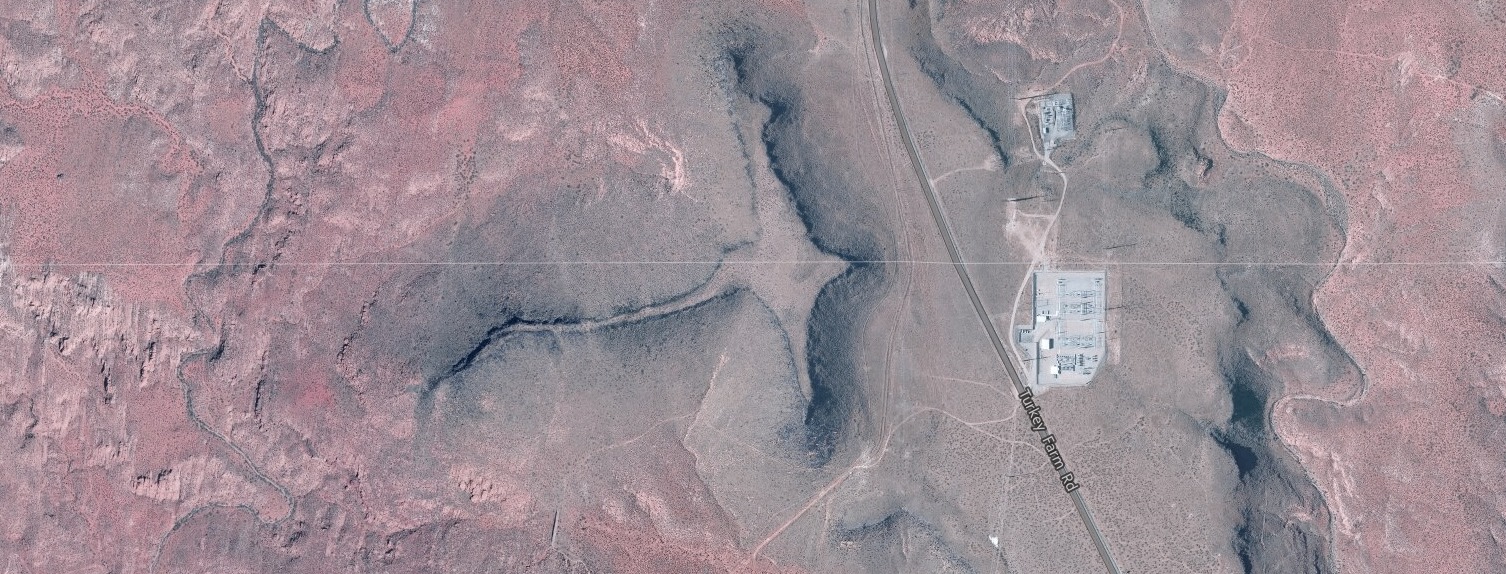Satelite view of T-Bone Hill