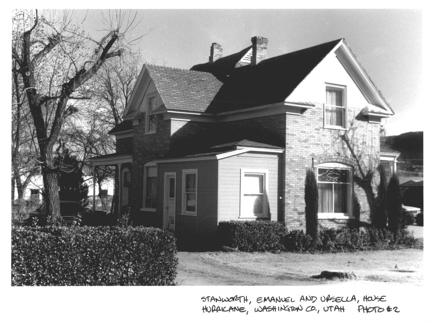 Emanuel & Ursella Stanworth home