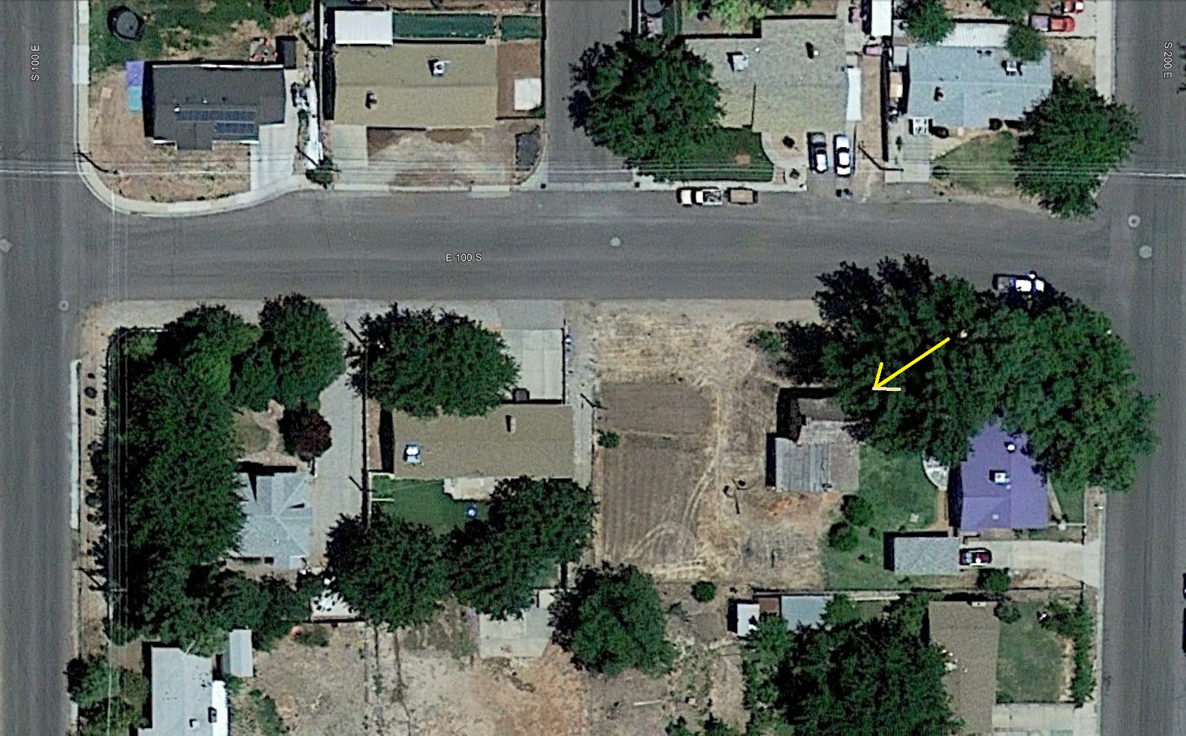 Aerial view of Peter Neilson, Jr. property and surroundings
