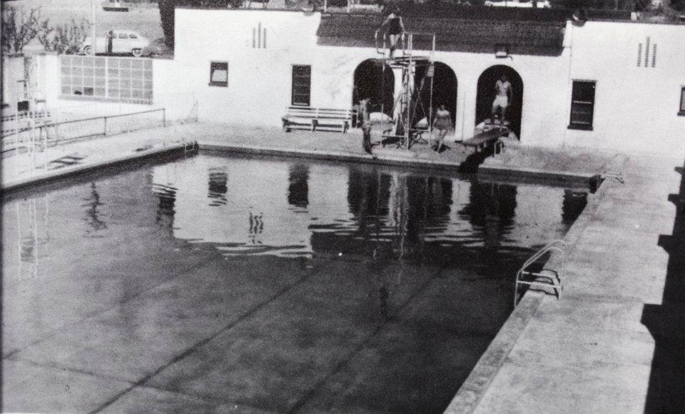 Inside the St. George Municipal Swimming Pool