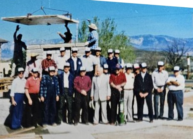 Group there for placing of the Hurricane 1988 Time Capsule