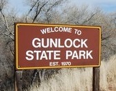 Gunlock State Park sign