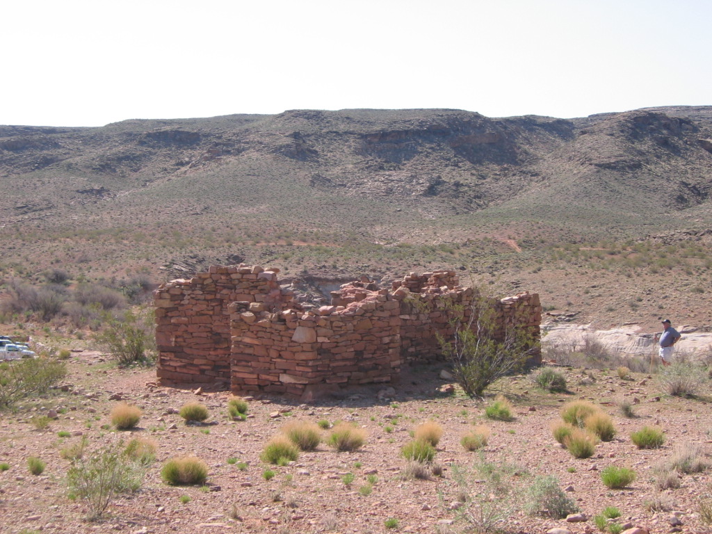 Photo of the northwest corner of Fort Pearce
