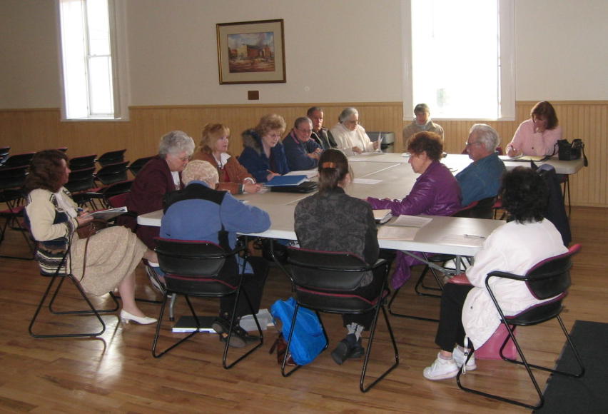 WCHS-00114 A typical WCHS board meeting