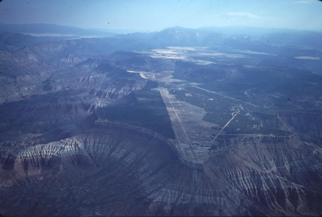 Hurricane Mesa as seen from the air