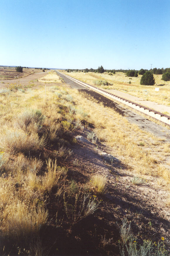 WCHS-00149 Rocket sled track at the Hurricane Mesa Test Facility