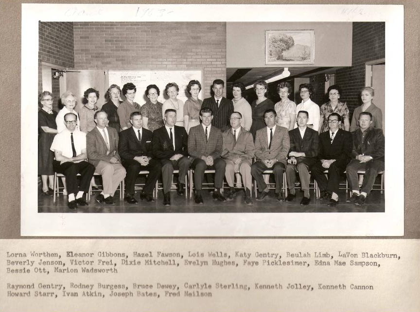 WCHS-00227 West Elementary School 1960-1965 Faculty