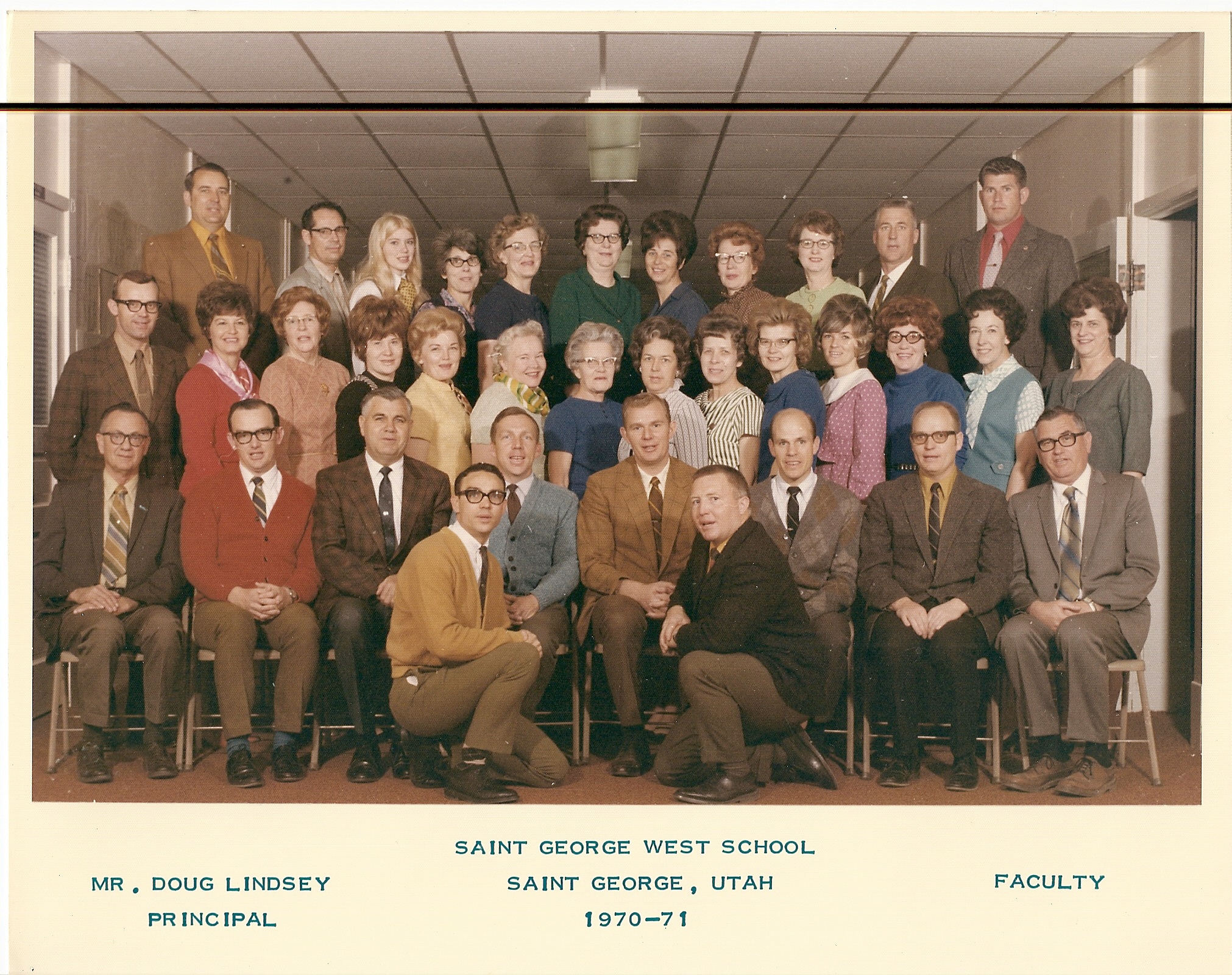 WCHS-00234 West Elementary School 1970-1971 Faculty