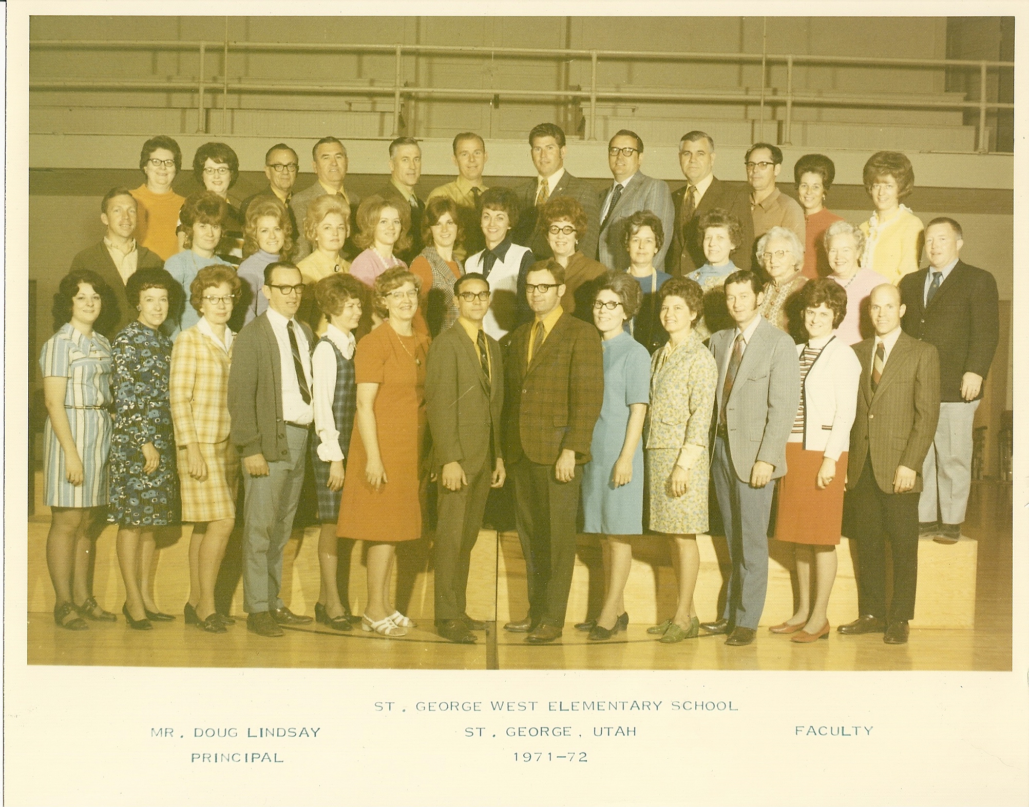 WCHS-00235 West Elementary School 1971-1972 Faculty