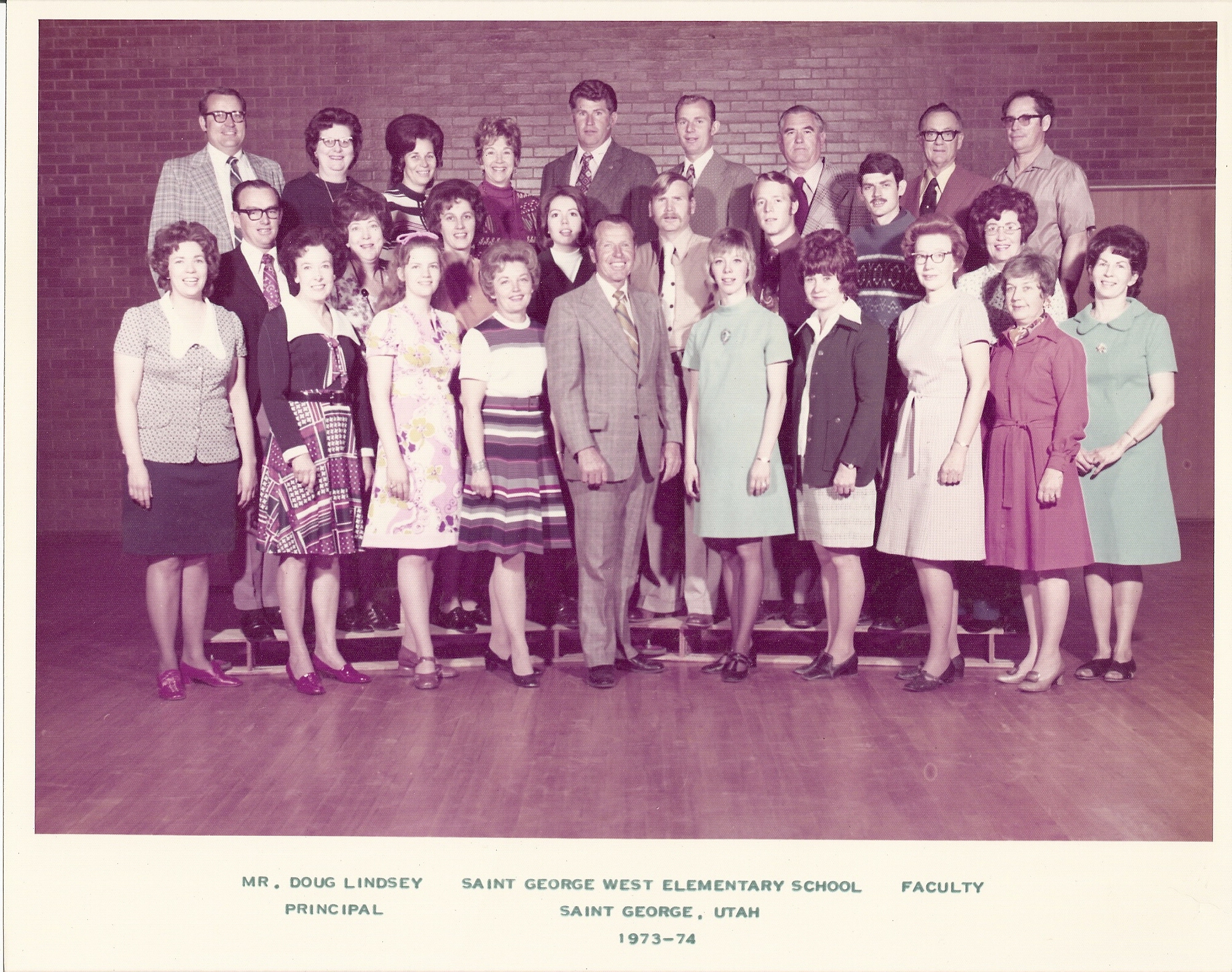 WCHS-00237 West Elementary School 1973-1974 Faculty