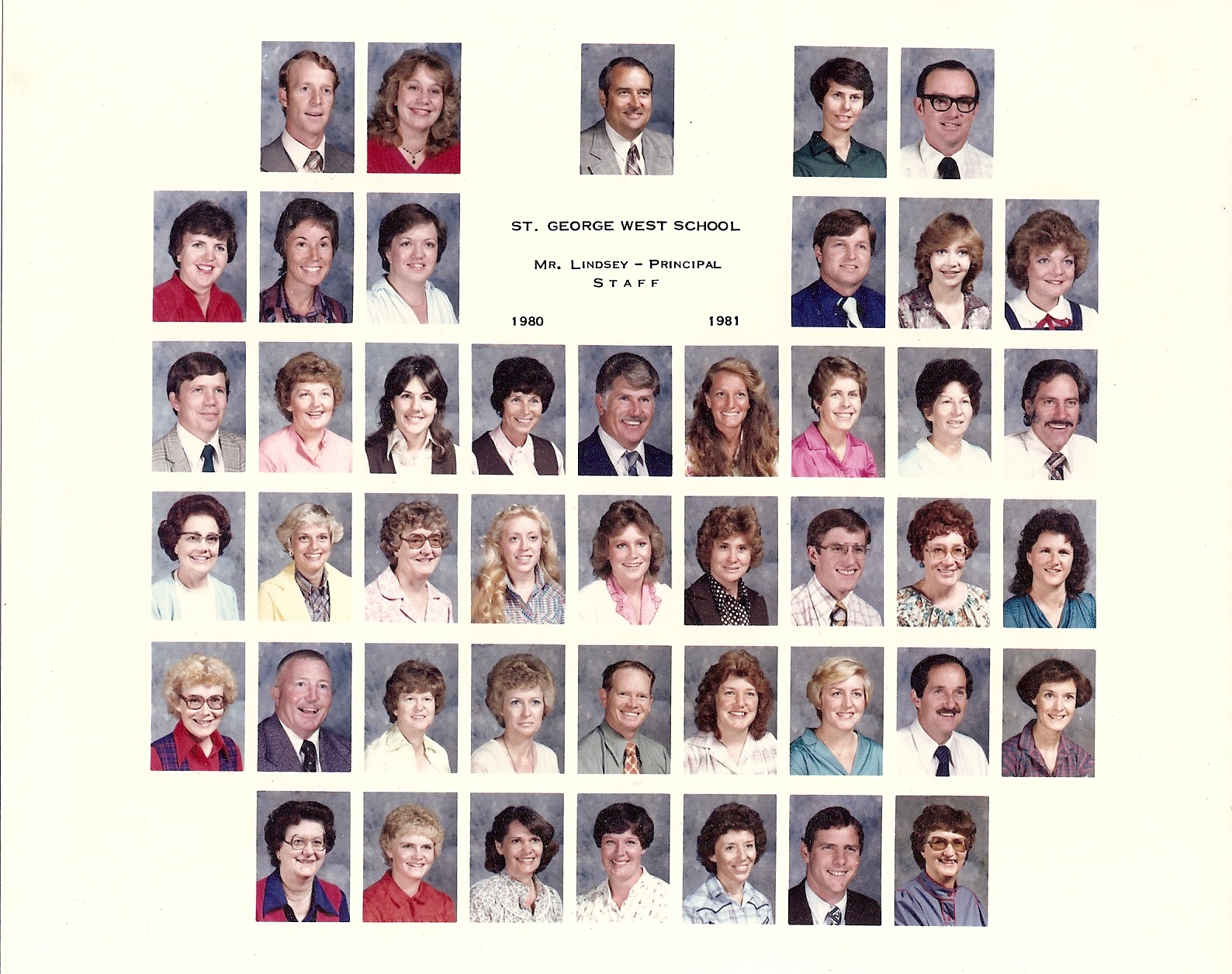 WCHS-00241 West Elementary School 1980-1981 Faculty