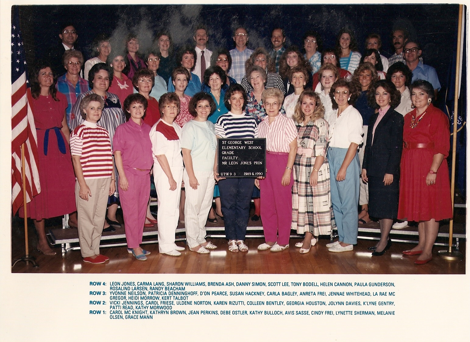 WCHS-00246 West Elementary School 1989-1990 Faculty