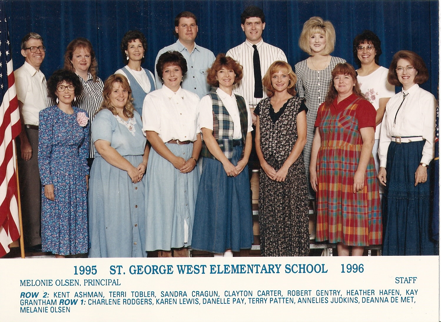WCHS-00252 West Elementary School 1995-1996 Faculty