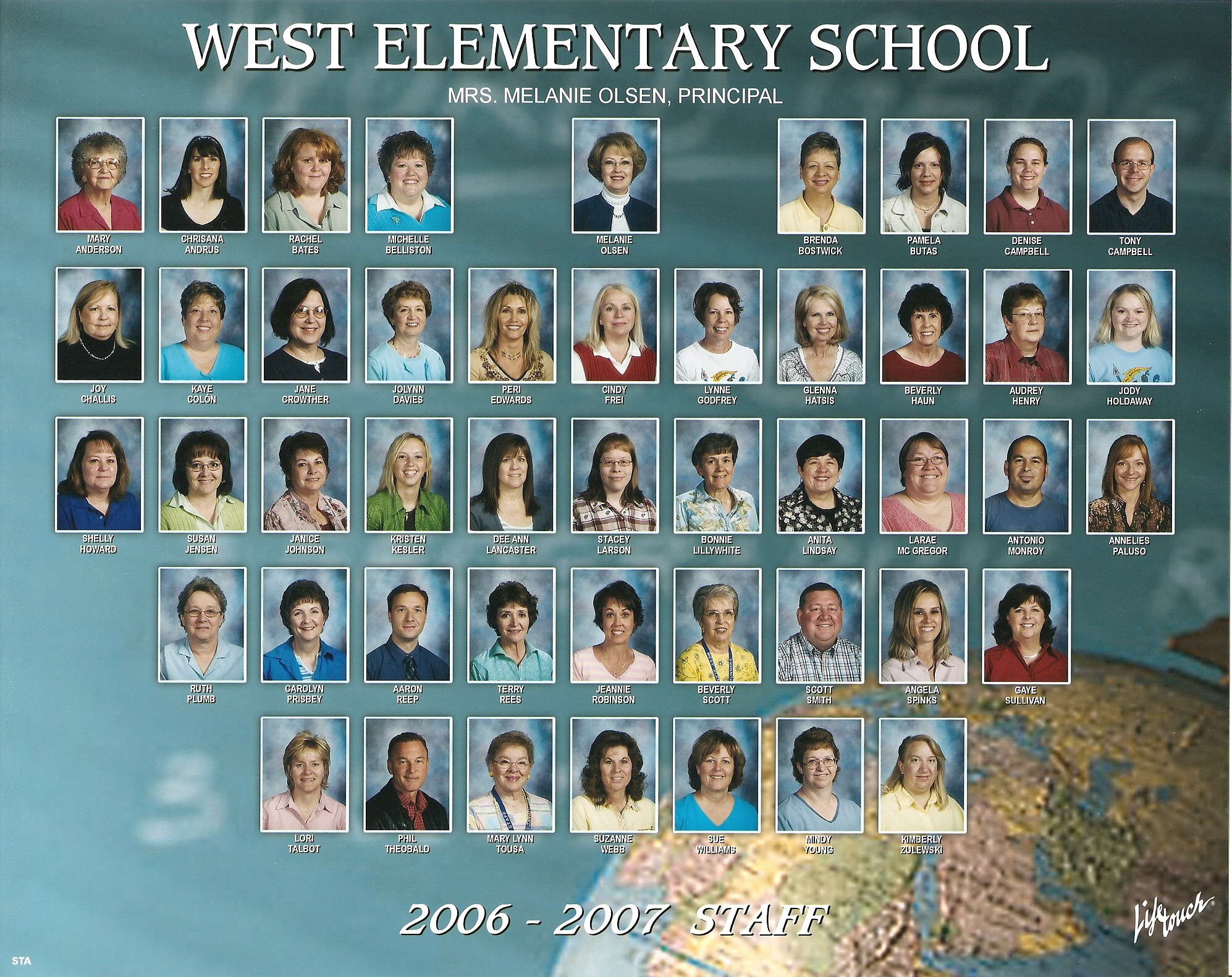 WCHS-00262 West Elementary School 2006-2007 Faculty