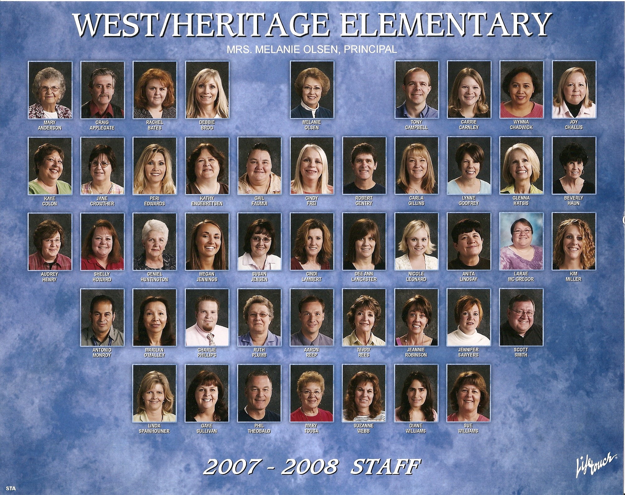 WCHS-00263 West Elementary School 2007-2008 Faculty