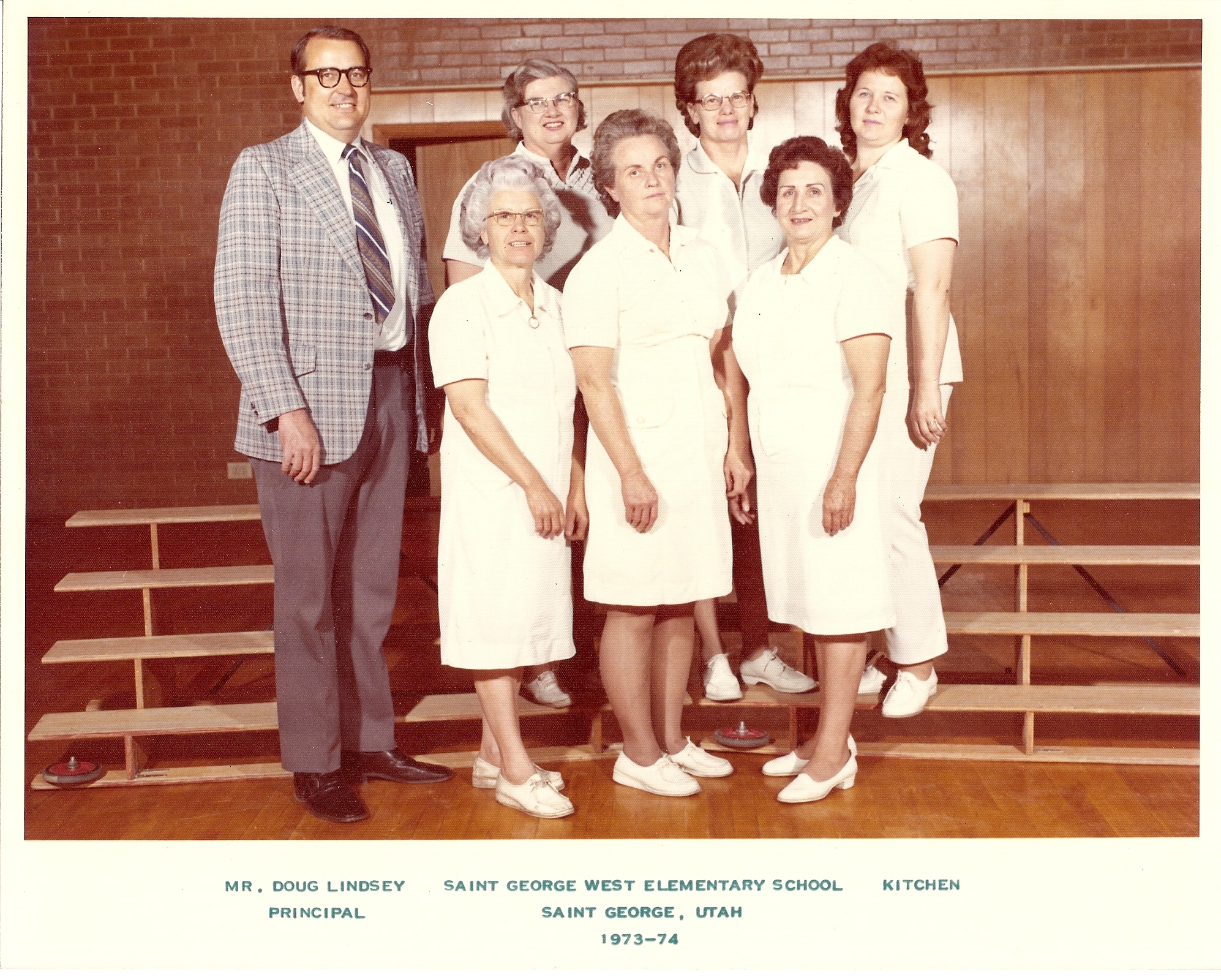 WCHS-00267 West Elementary School 1973-1974 Cooks