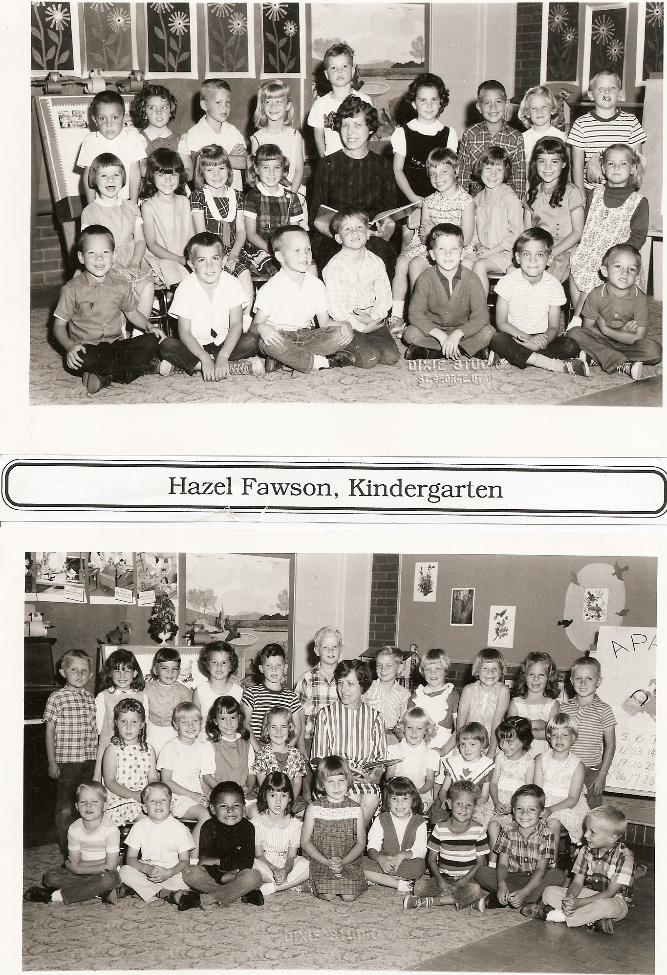 WCHS-00269 Mrs. Hazel Fawson's 1959-1960 Kindergarten Class