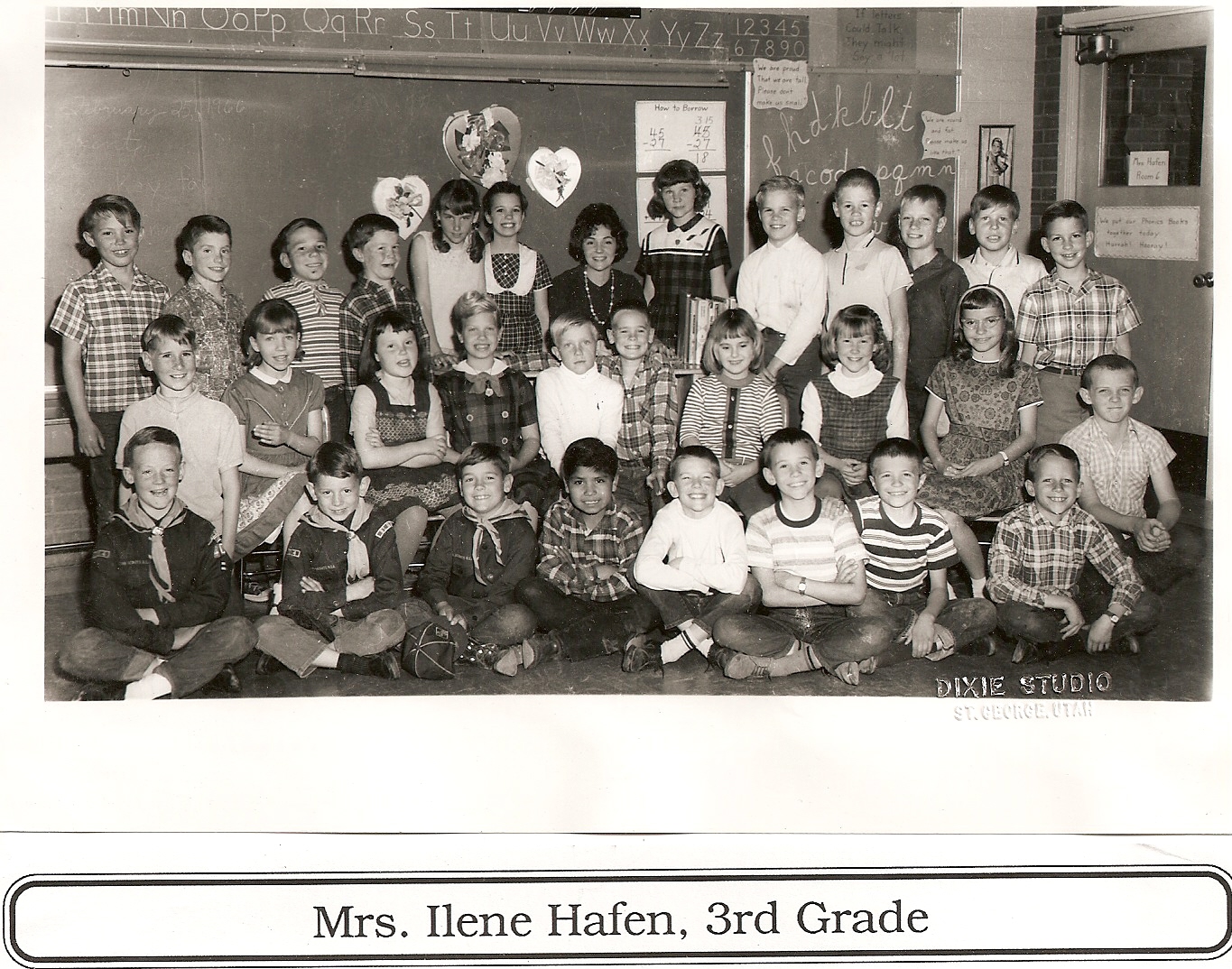WCHS-00278 Mrs. Ilene Hafen's 1965-1966 Third Grade Class