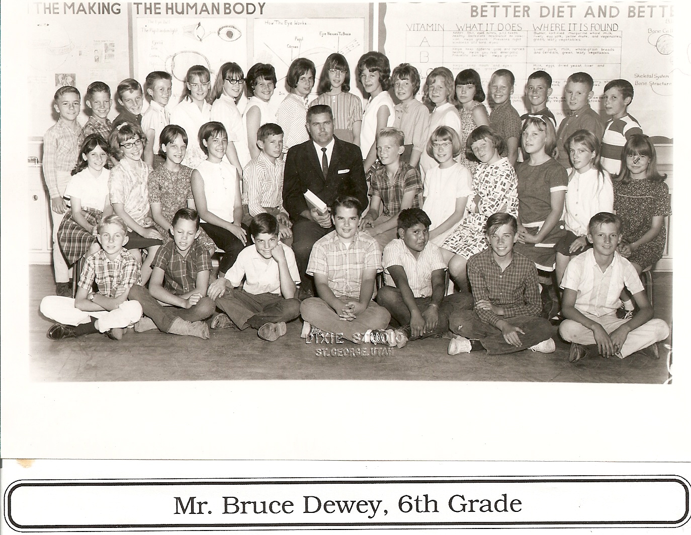WCHS-00286 Mr. Bruce Dewey's 1965-1966 Sixth Grade Class