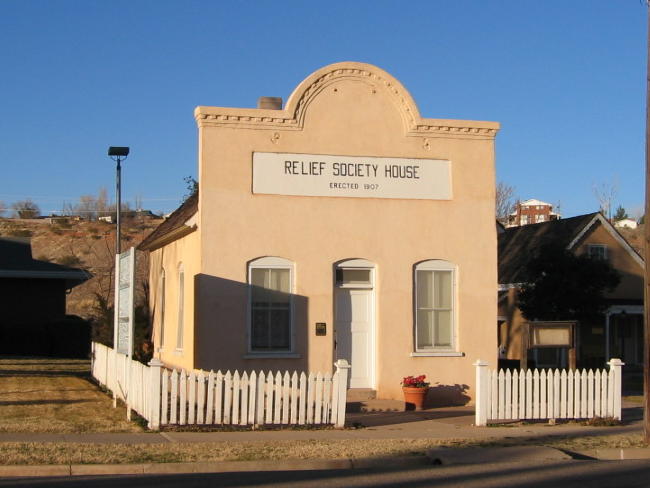 Front side of the Santa Clara Relief Society House