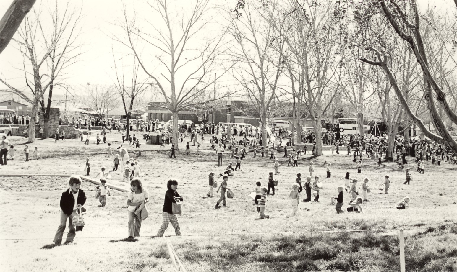 Easter egg hunt at Vernon Worthen Park