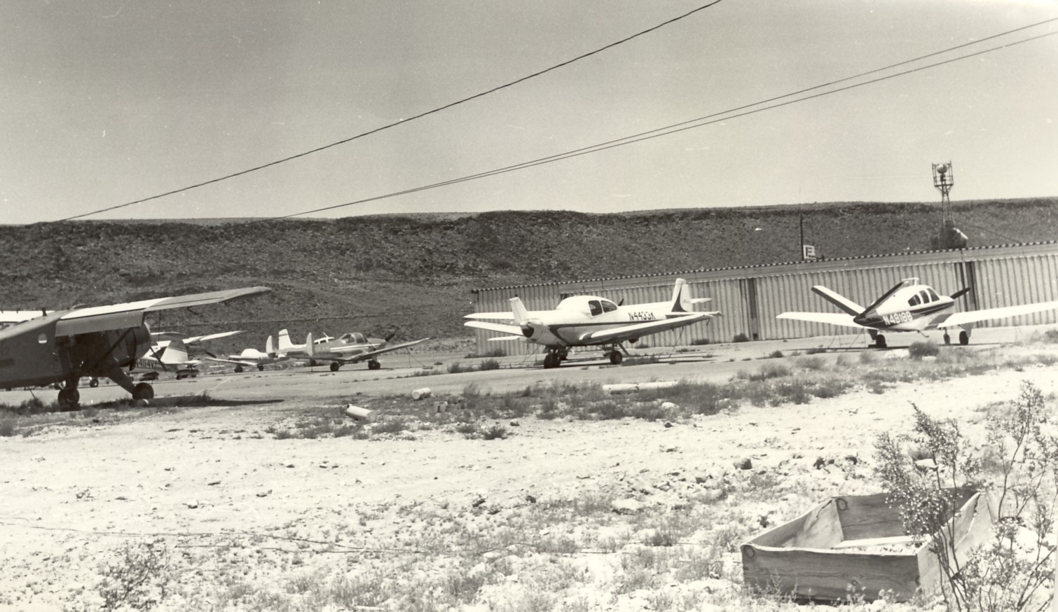 Airplanes at the old St. George Municipal Airport