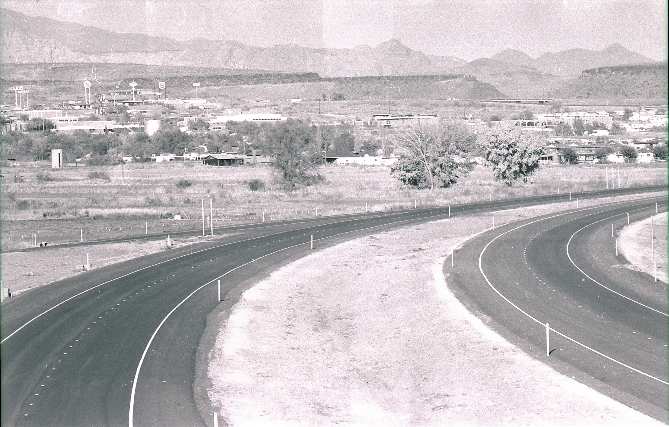 I-15 along the east side of St. George
