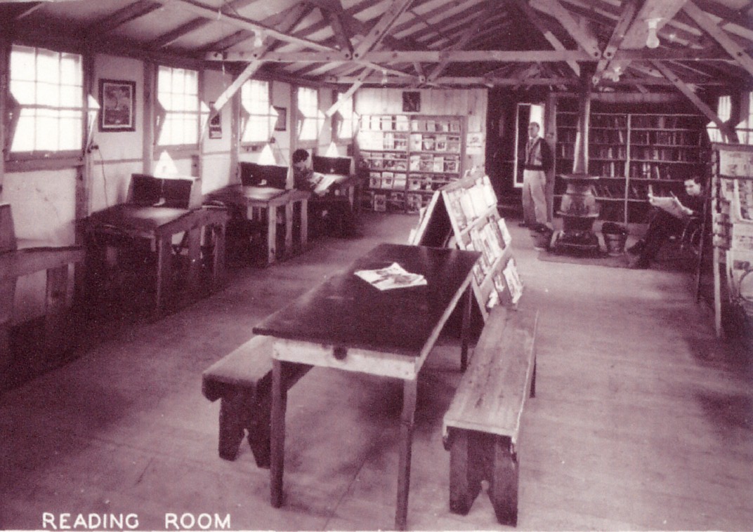 Reading room at the Hurricane CCC Camp