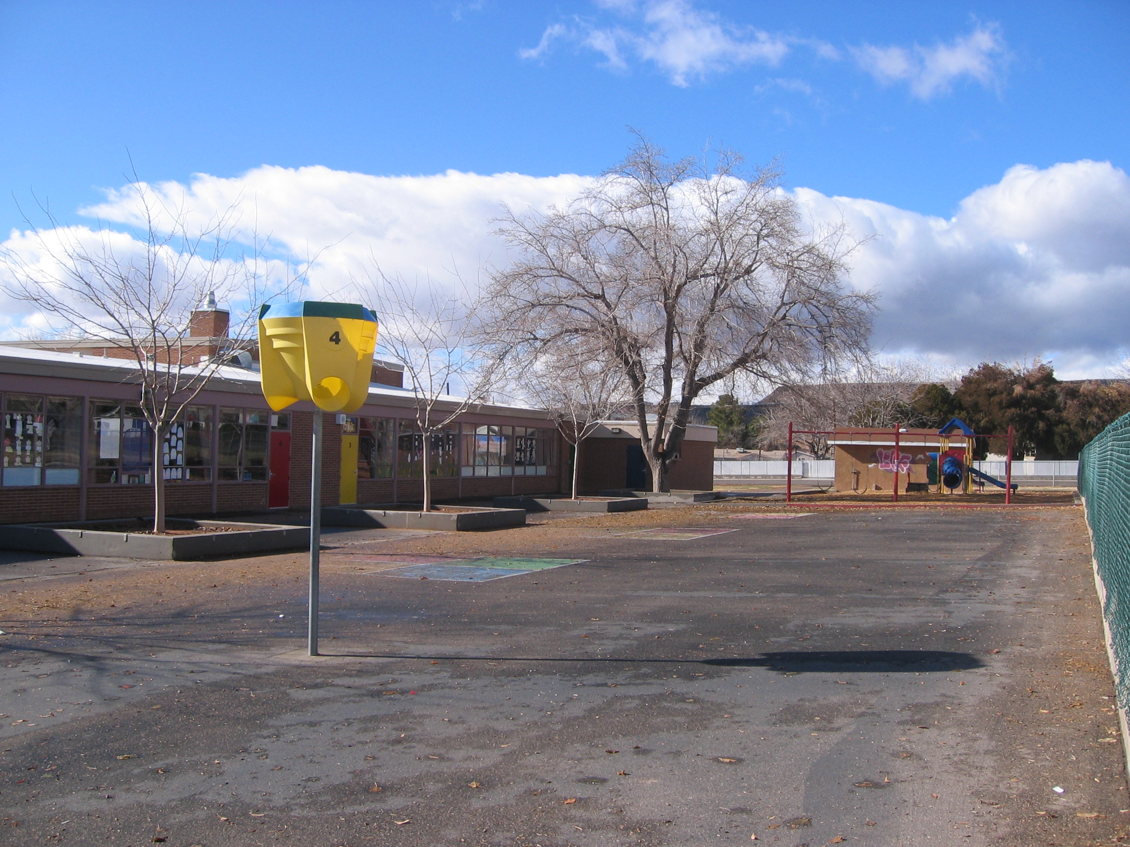 North side of East Elementary School