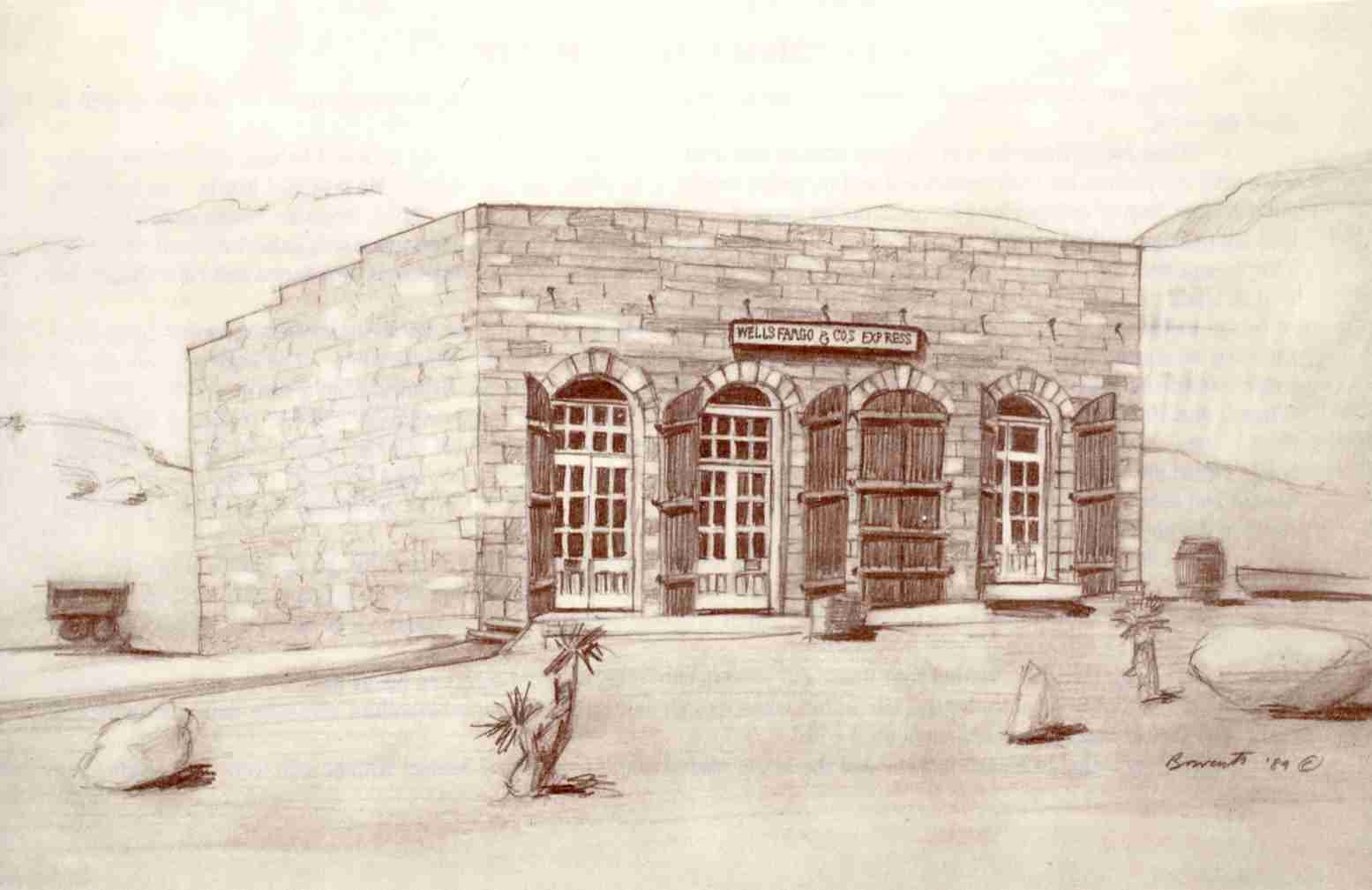 Sketch of the Wells Fargo Building