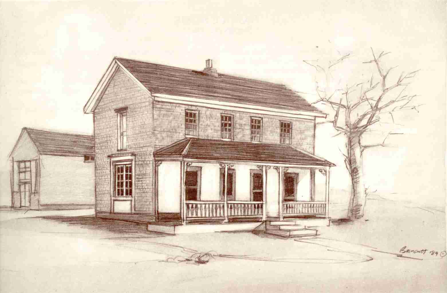 Sketch of the Isom-Semmens Home