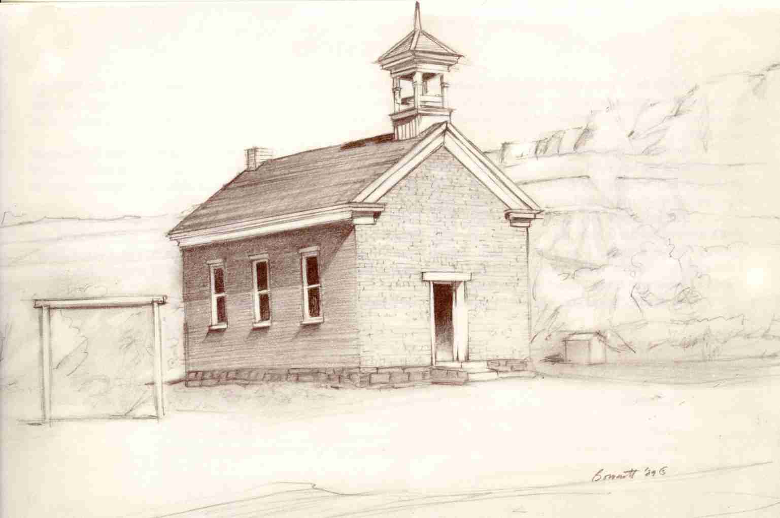 Sketch of the Grafton Church