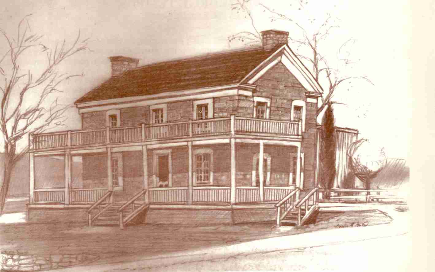 Sketch of the Covington Home