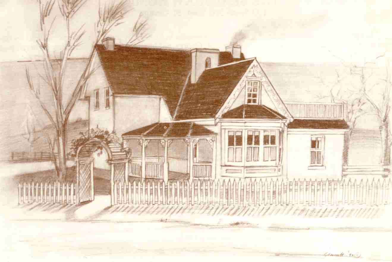 Sketch of the Addie Price Home