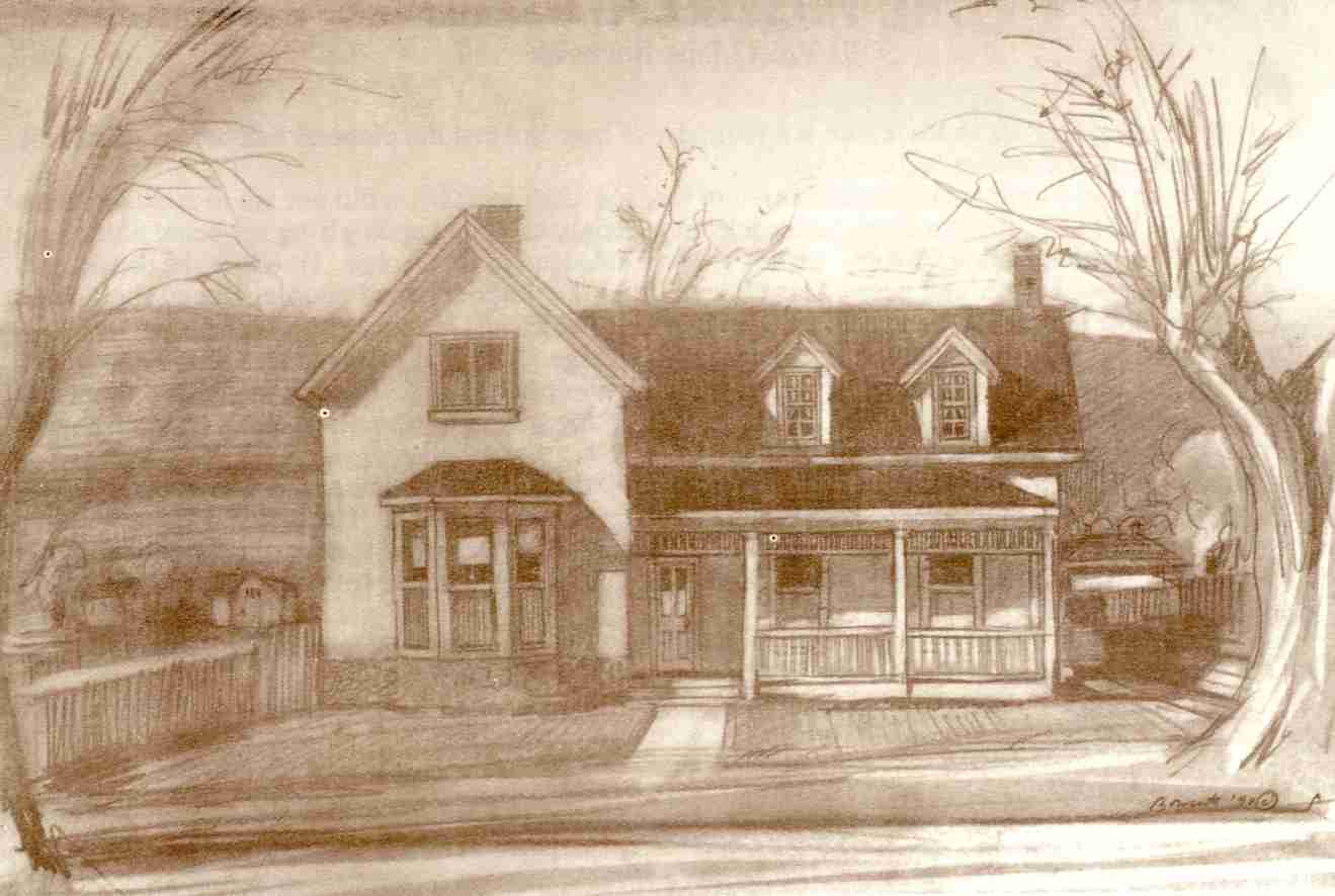 Sketch of the Moses Andrus Home