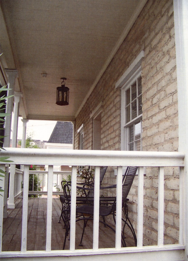 Front porch of the Joseph Bentley Home