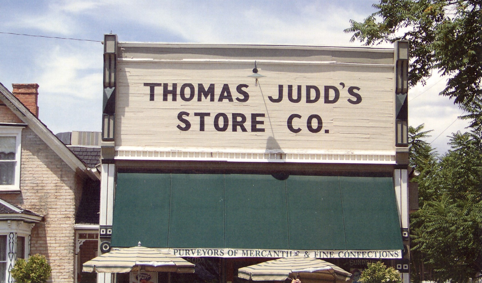 WCHS-00581 Upper front of the Thomas Judd's Store